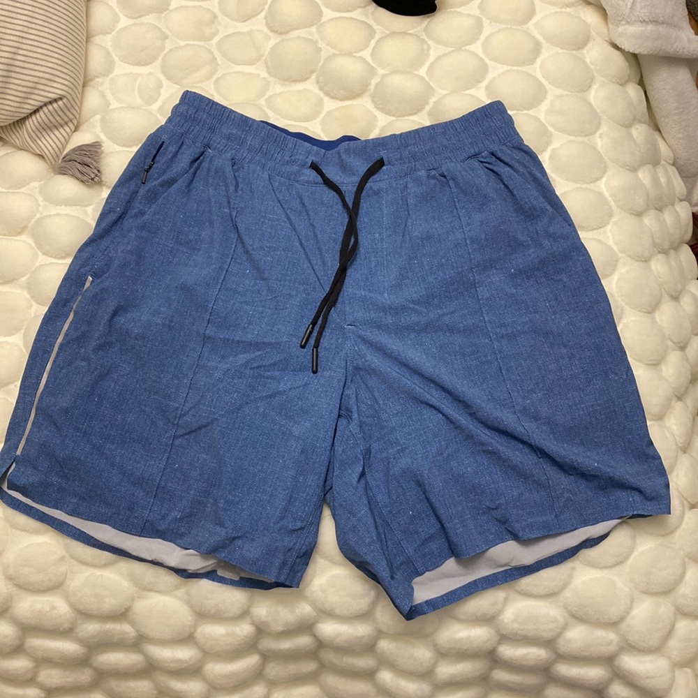 Men’s blue lululemon shorts